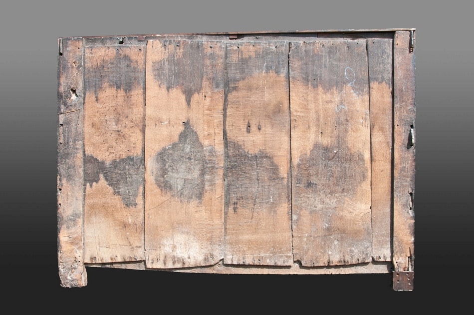 James I oak press cupboard