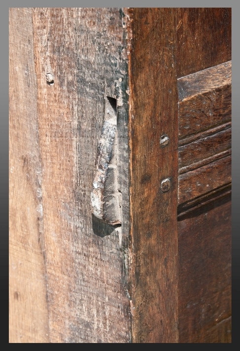 James I oak press cupboard