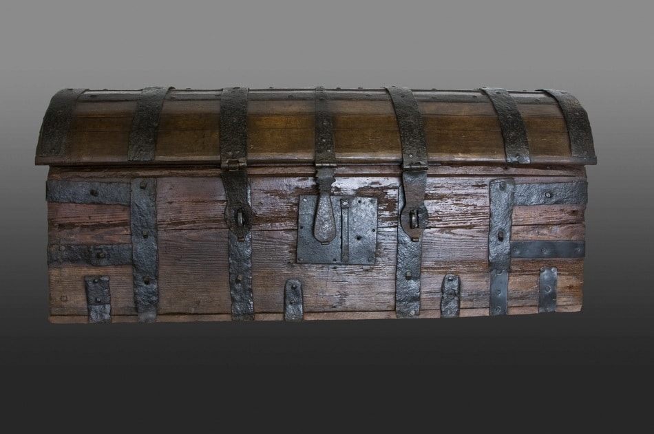 Medieval English Ironbound chest