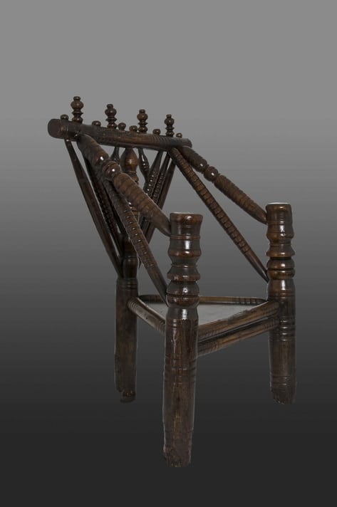 Tudor ash turned chair