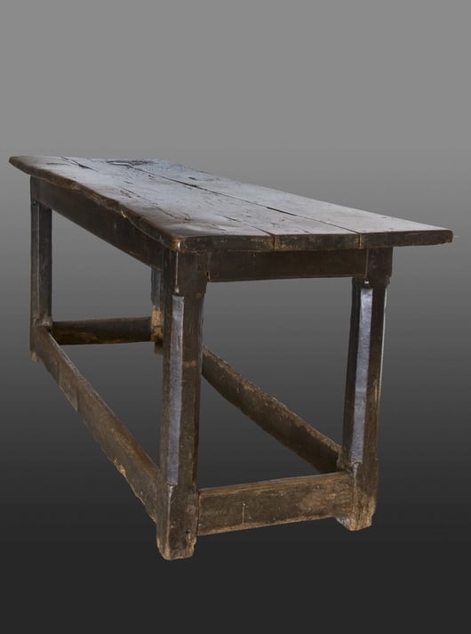 Elizabeth I Welsh joined oak table