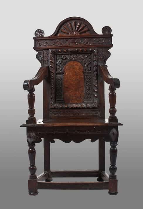 Elizabeth I walnut armchair