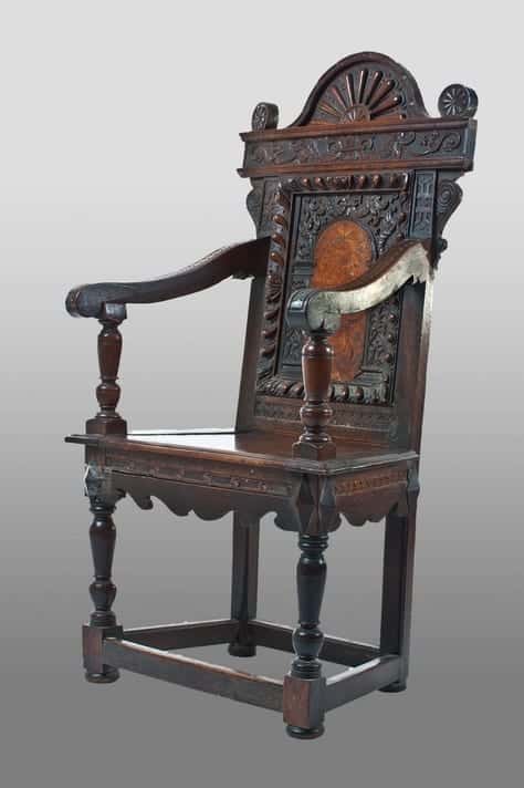 Elizabeth I walnut armchair