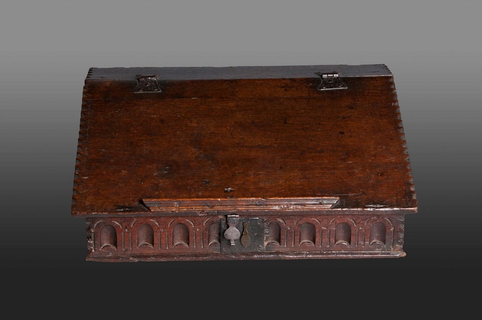 James I oak writing slope