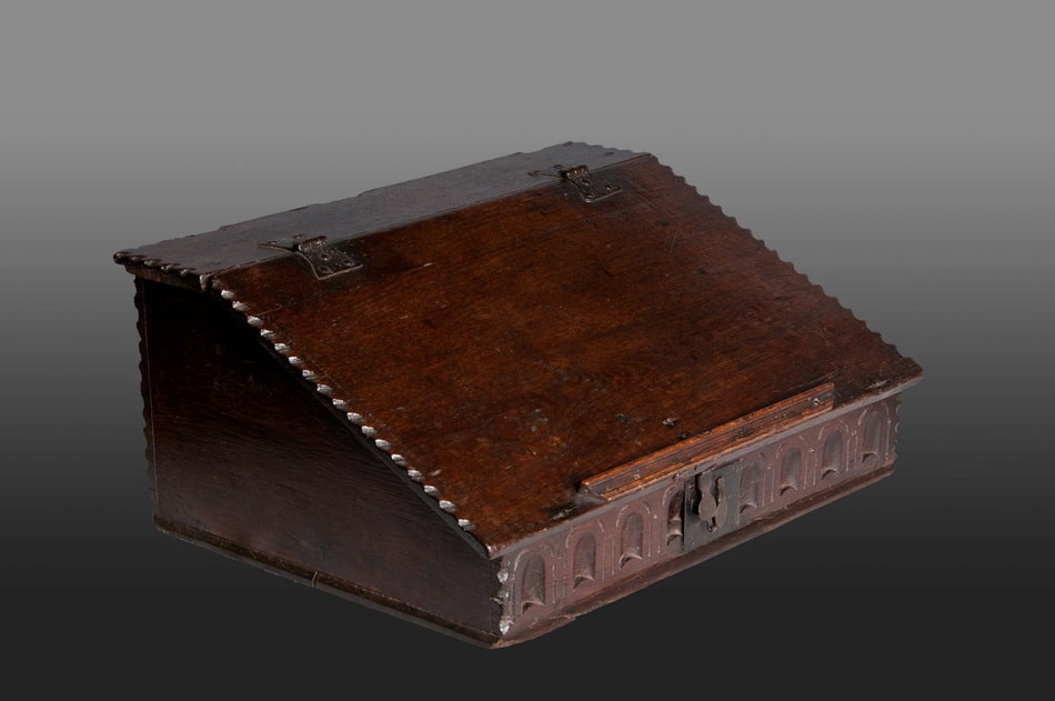 James I oak writing slope