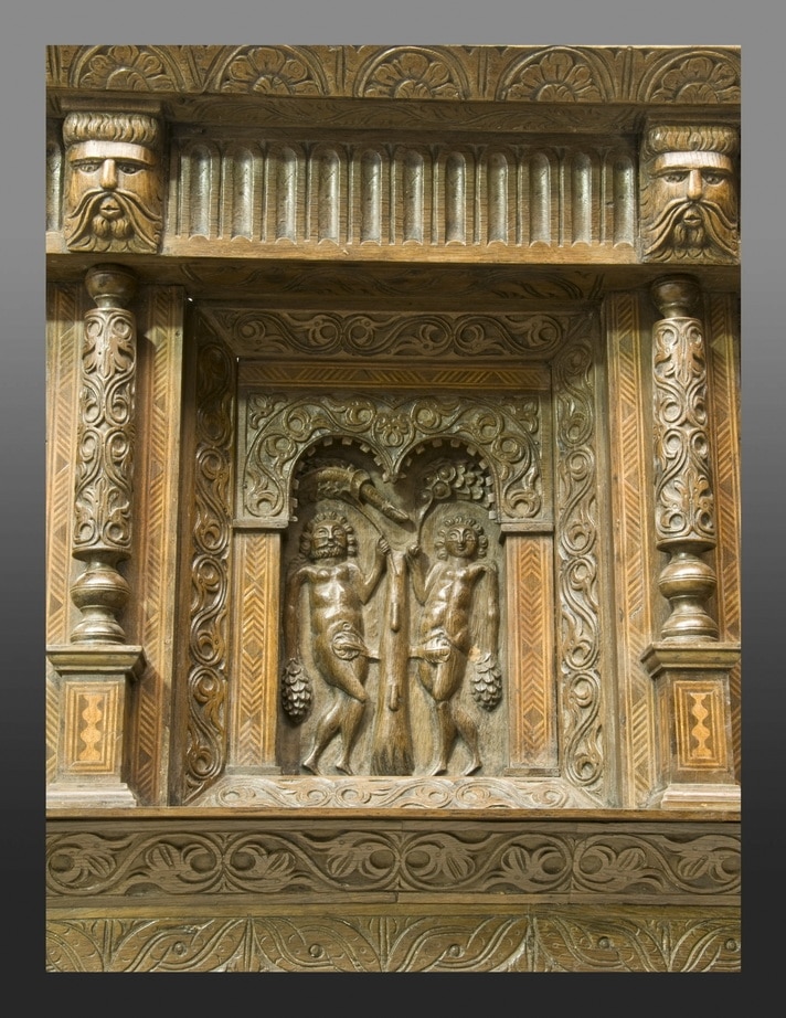 James I joined oak overmantel