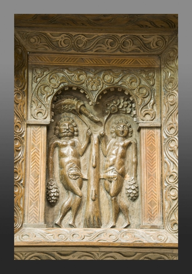James I joined oak overmantel