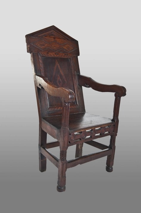 Elizabeth I joined oak chair