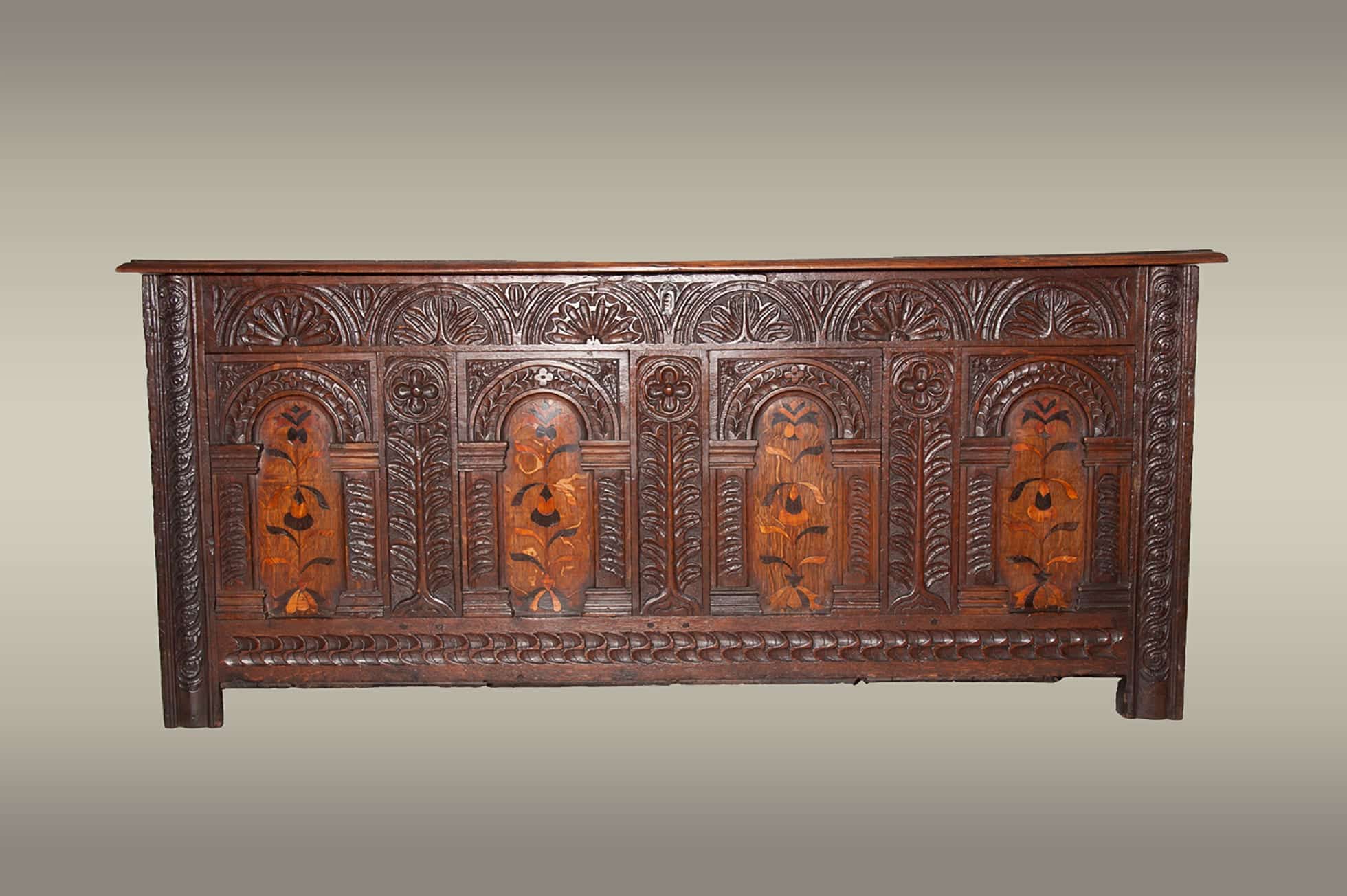 James I inlaid chest