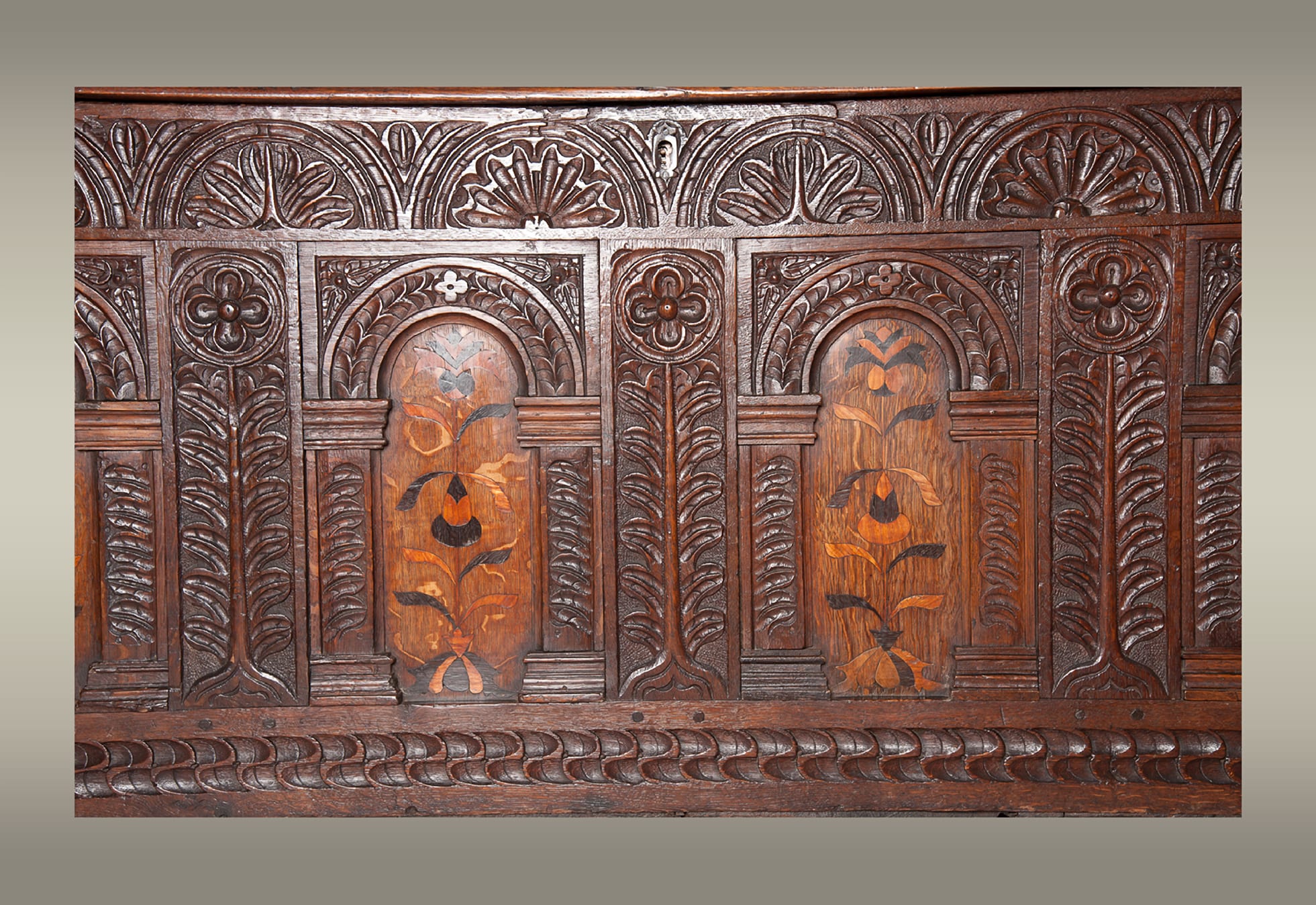 James I inlaid chest