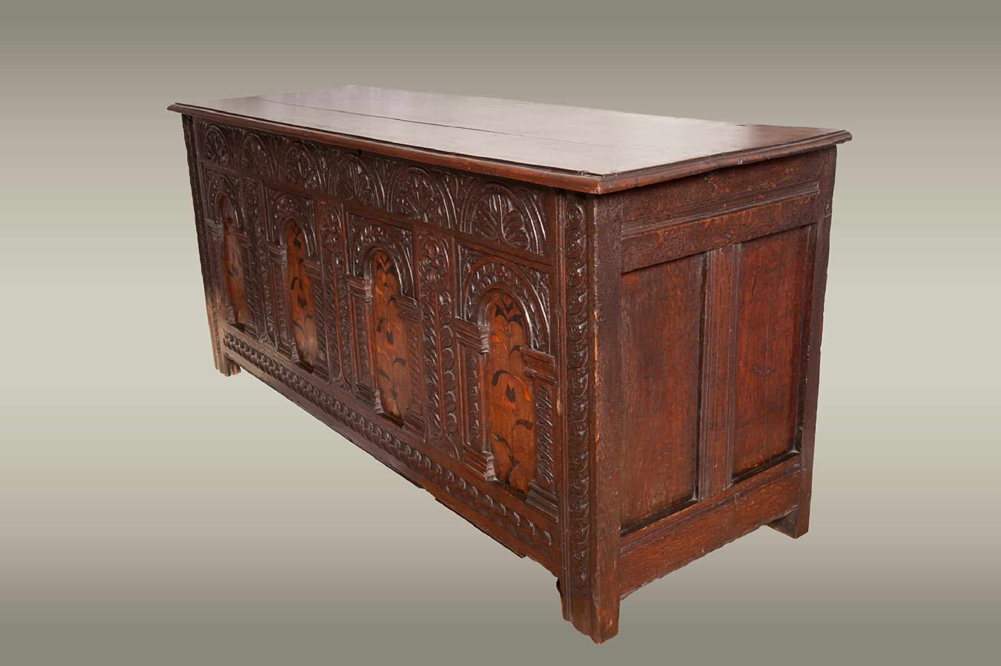 James I inlaid chest