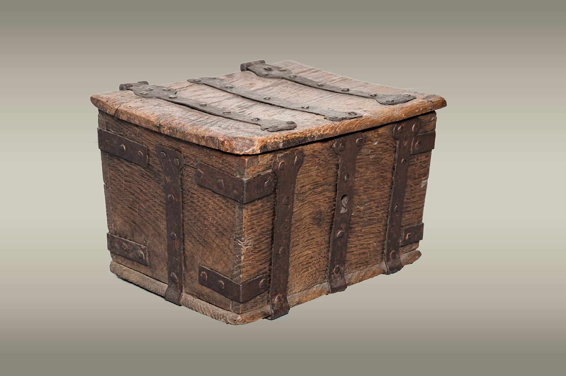 Gothic iron bound coffret