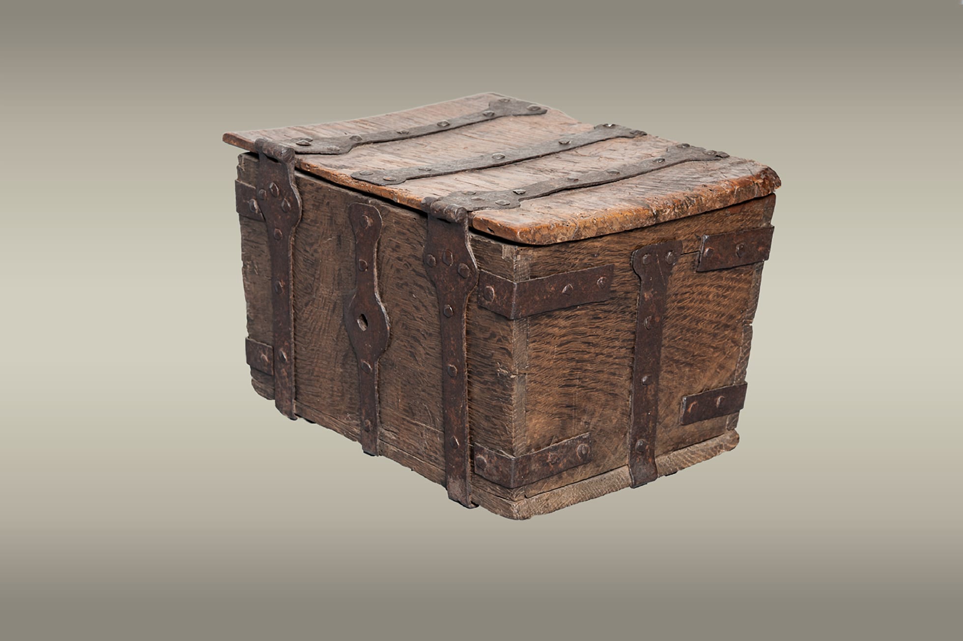 Gothic iron bound coffret