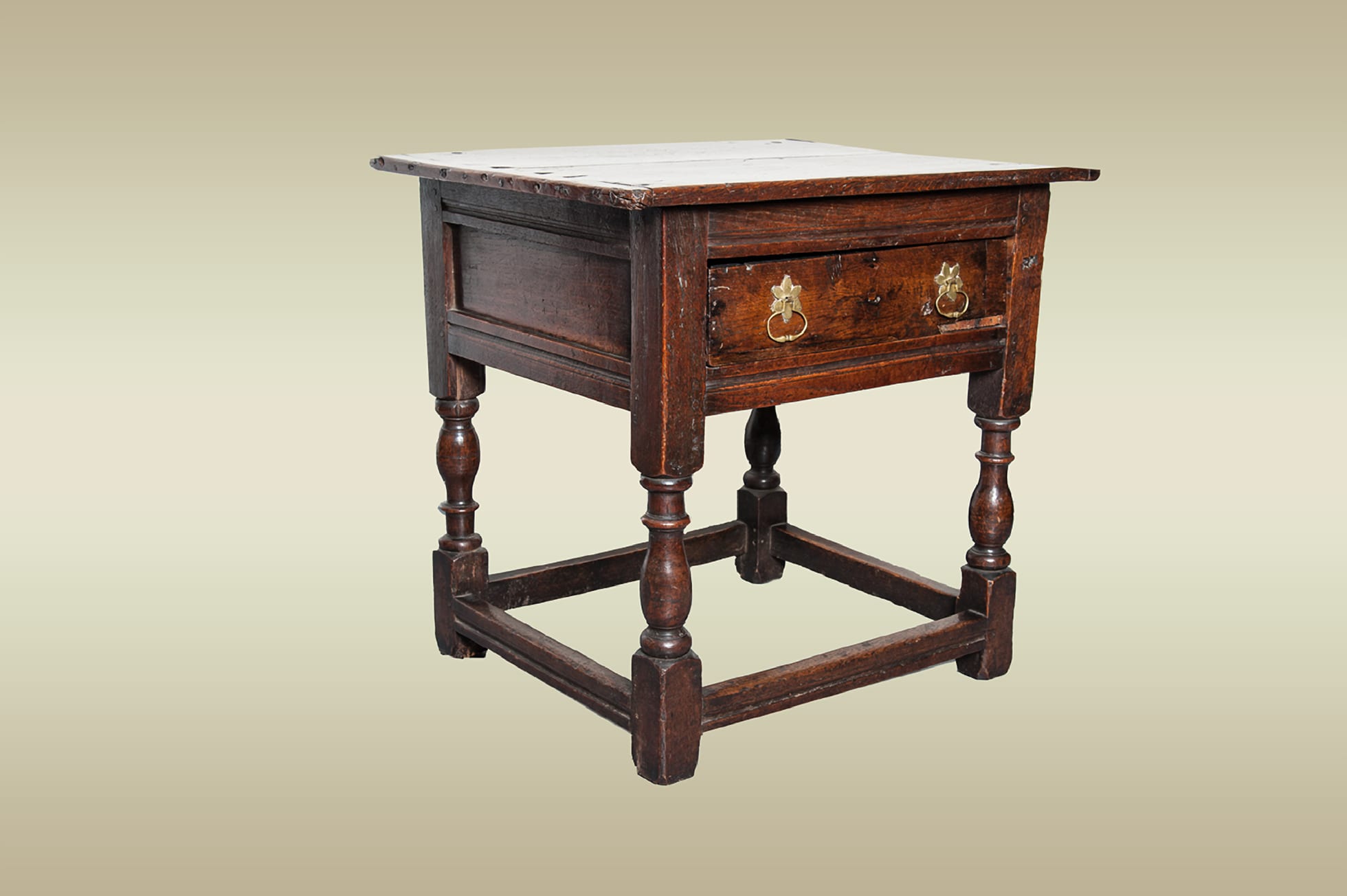 17th century joined oak table