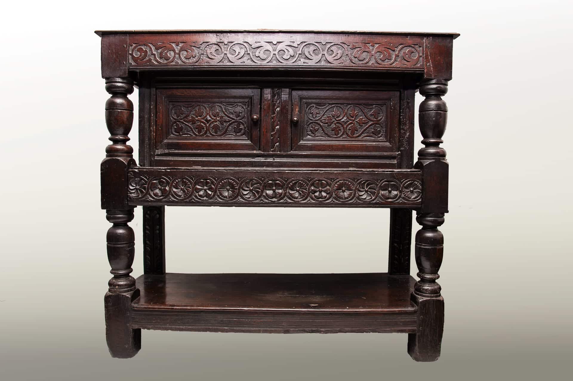 Charles I oak livery cupboard