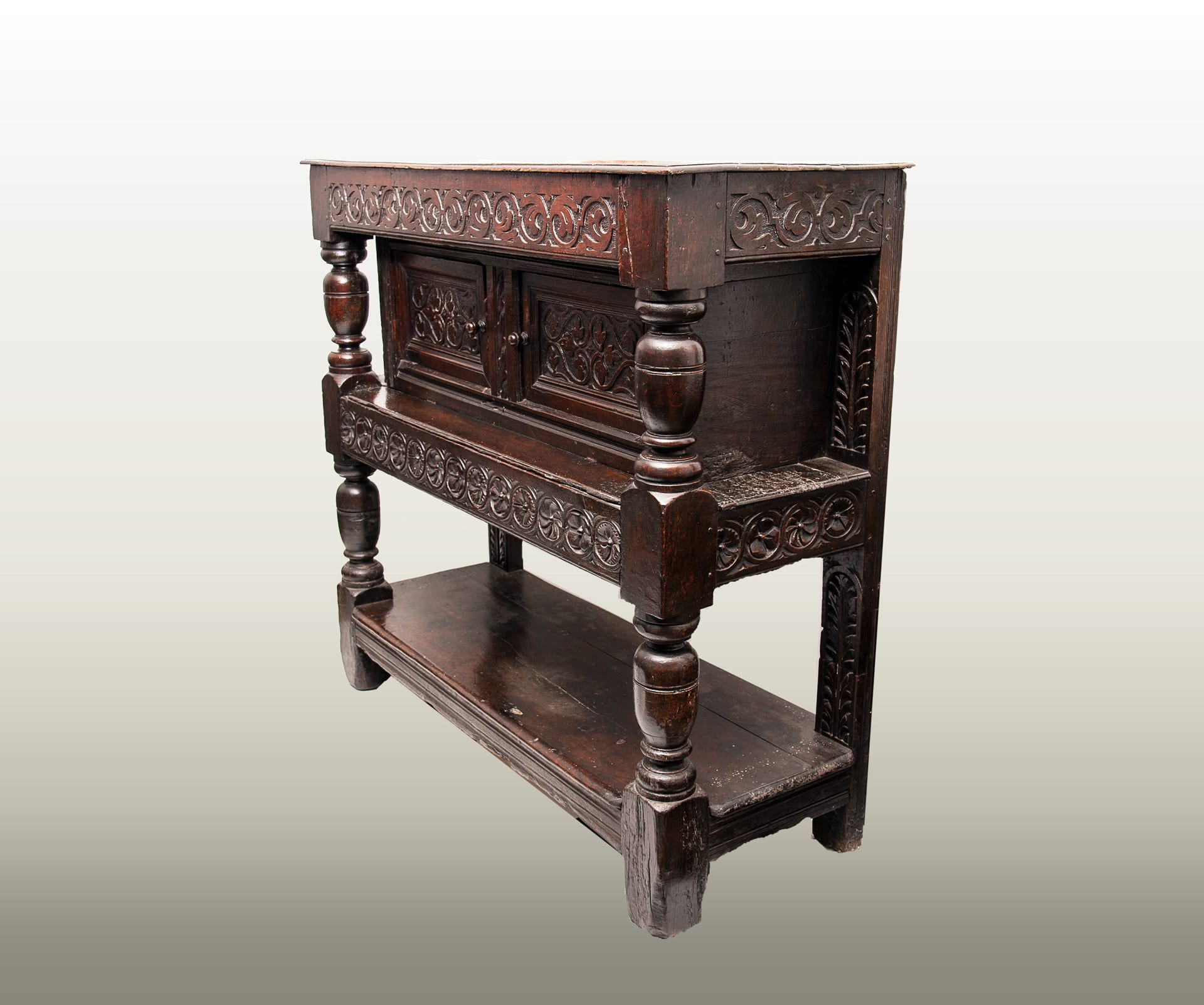 Charles I oak livery cupboard