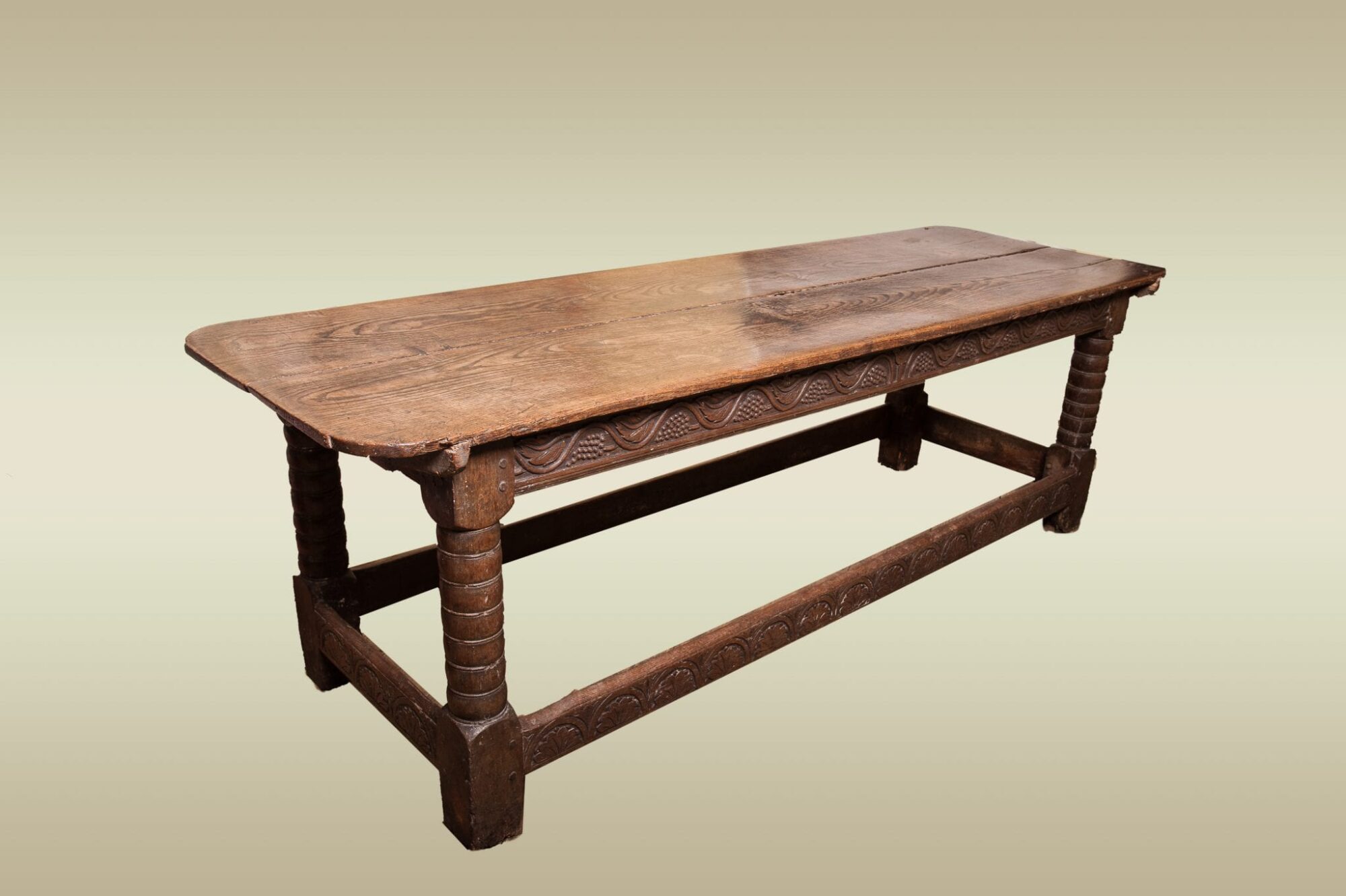 17th century joined oak long table