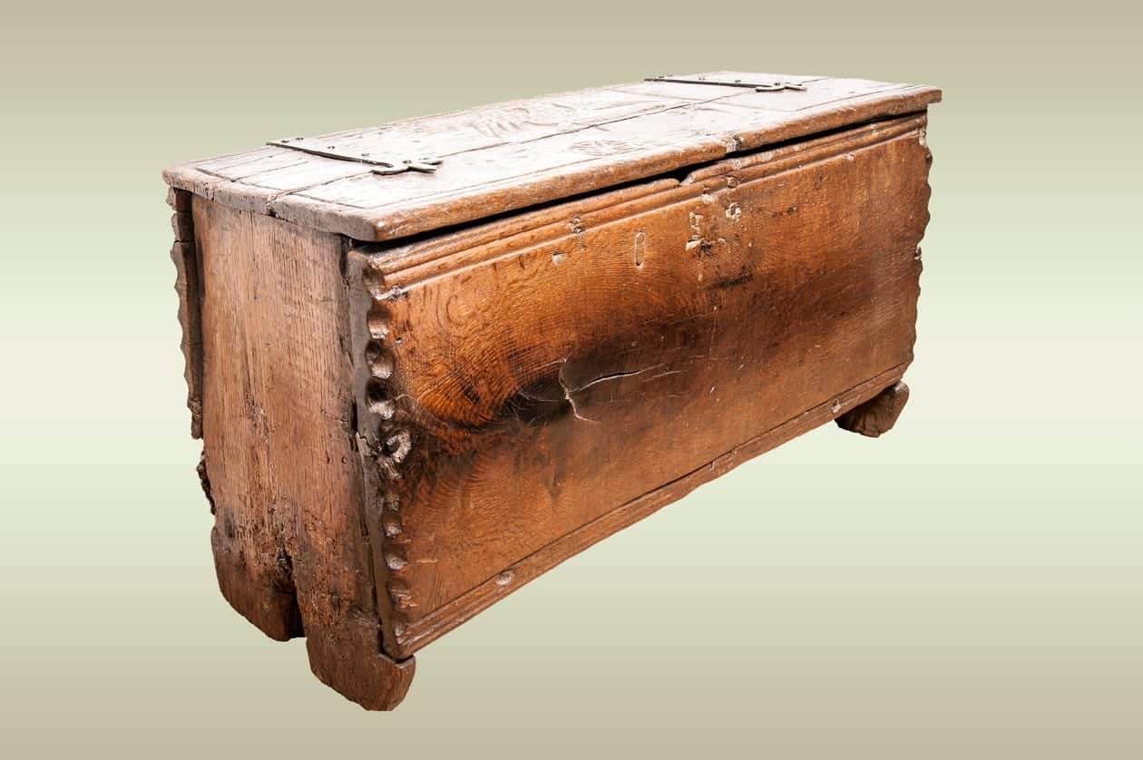 English Medieval chest