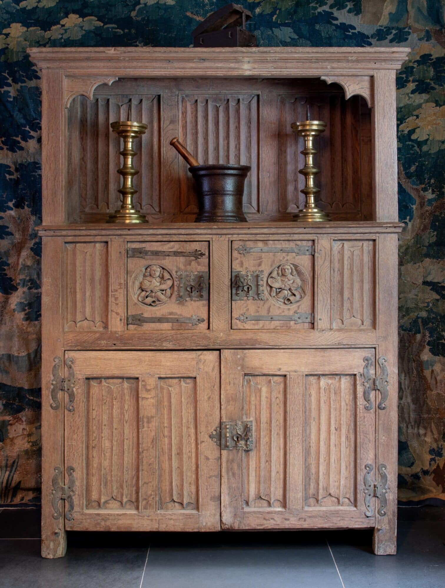 William Randolph Hearst Gothic cupboard