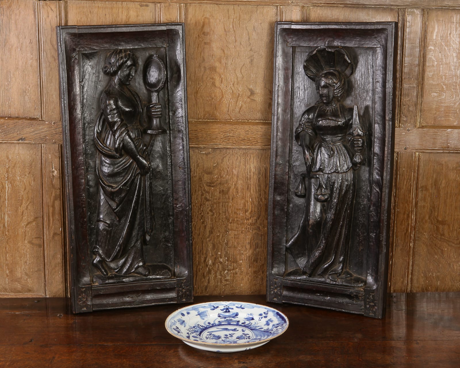 Large pair of 16th century panels