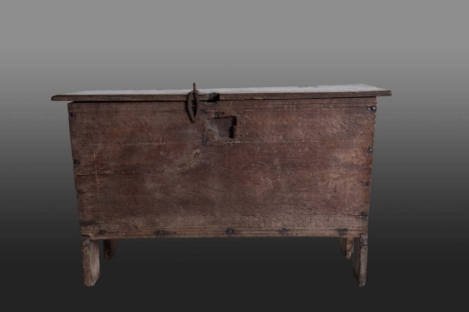 James I boarded chest