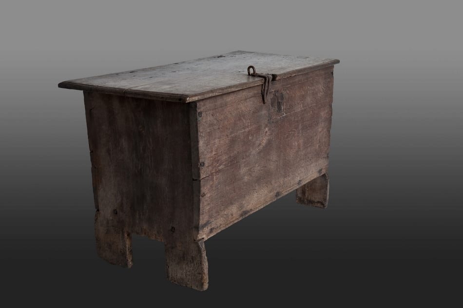 James I boarded chest
