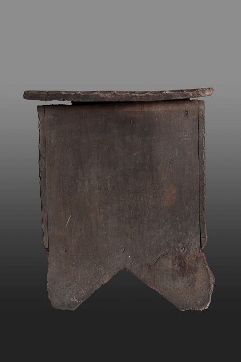 Henry VIII carved elm chest