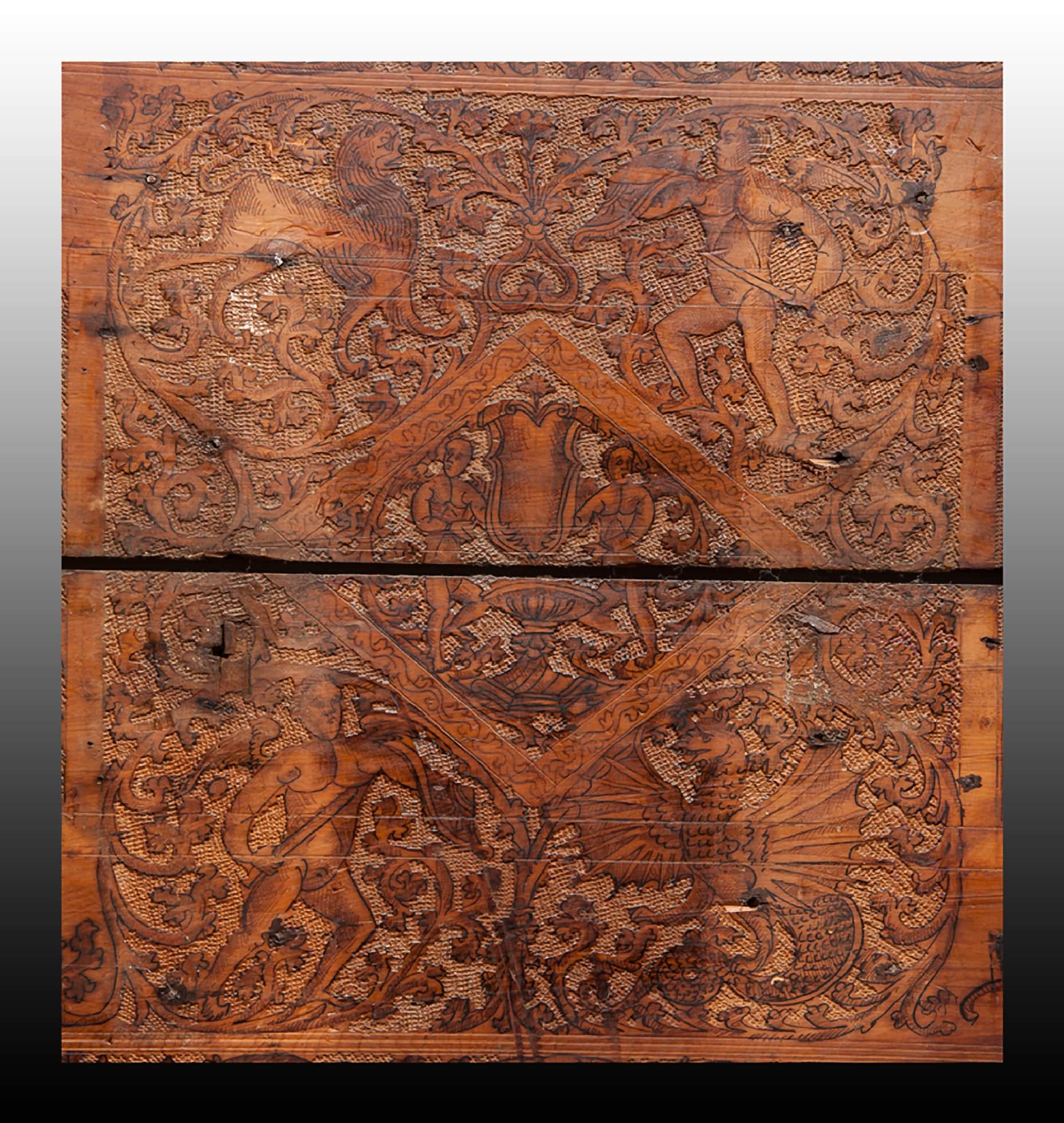 Venetian cedar wood cassone