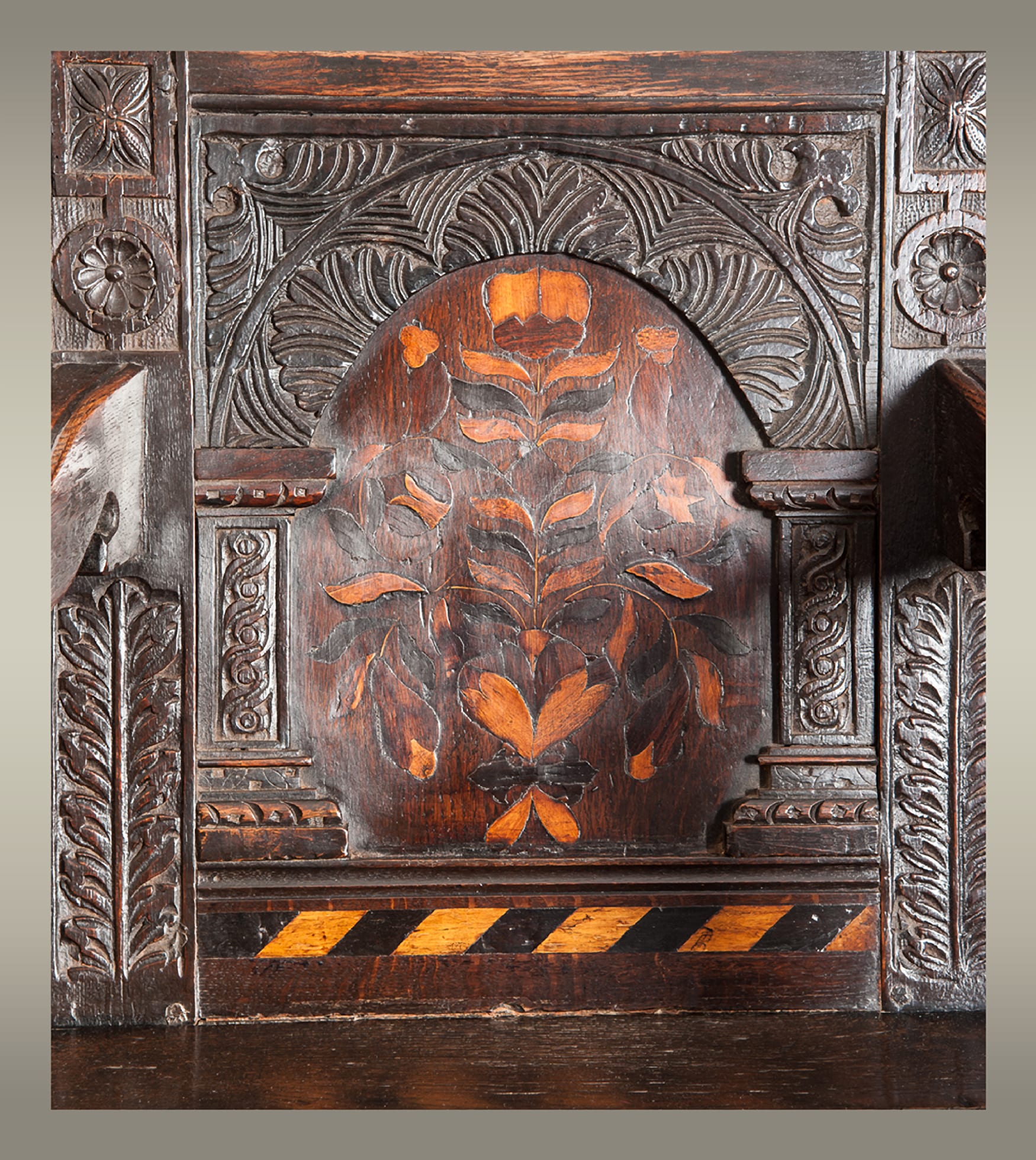 James I joined oak armchair