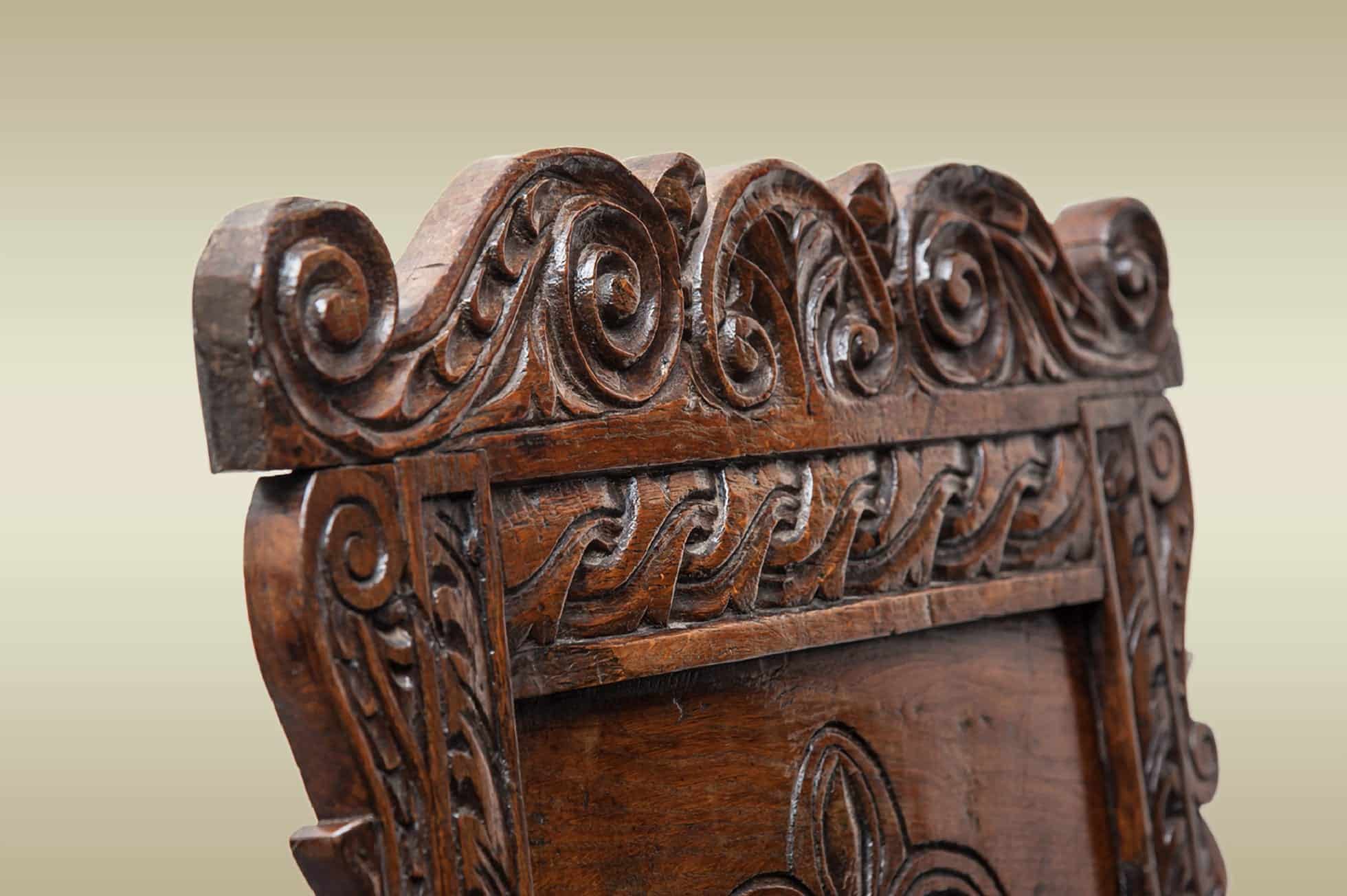 Charles I joined oak armchair