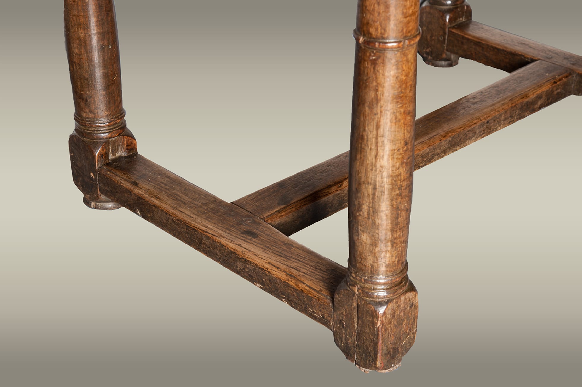 French 16th century walnut table