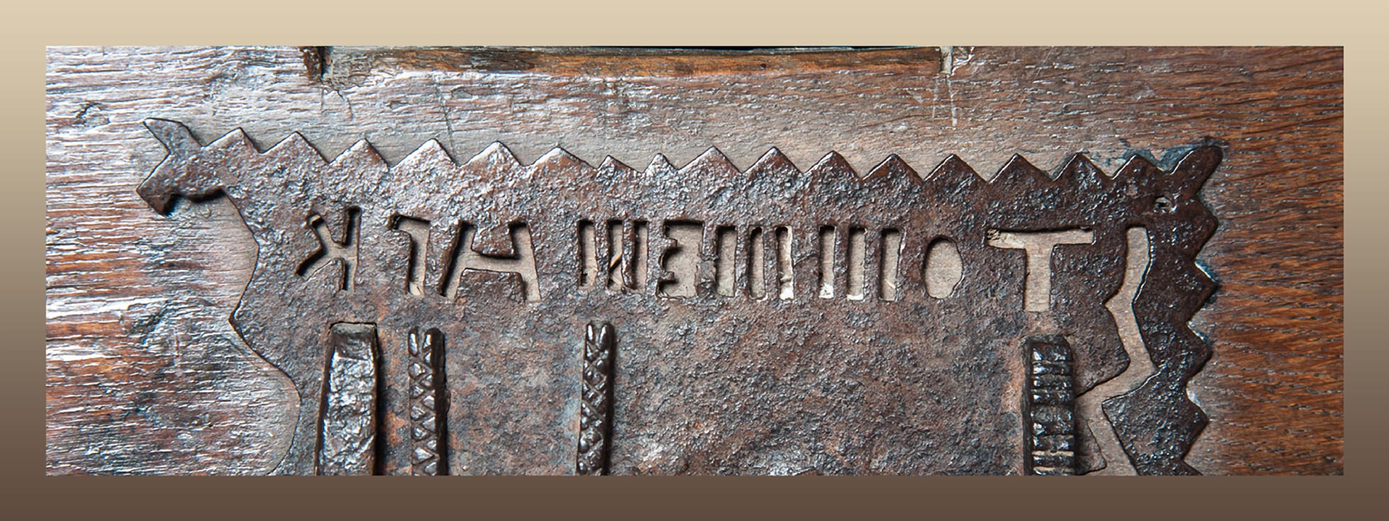 Henry VIII joined oak linenfold chest
