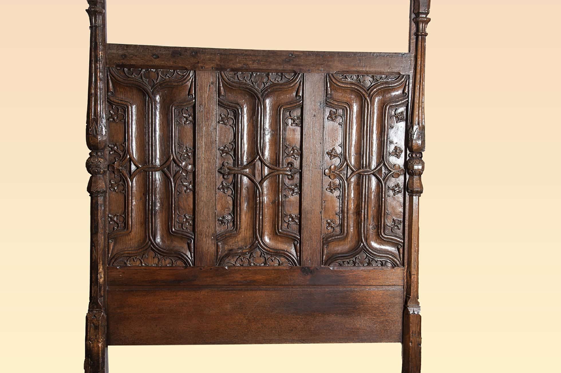 Henry VIII carved bed