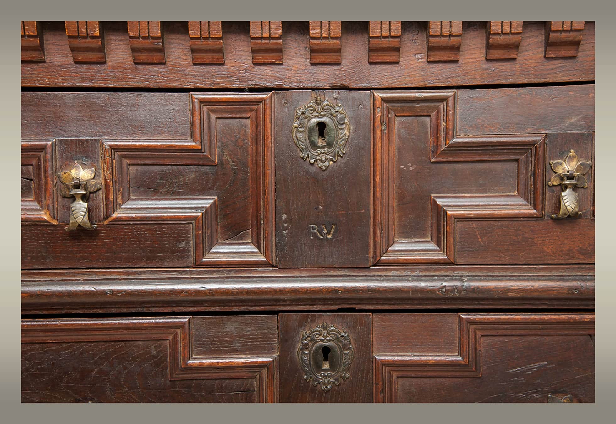 17th century oak chest of drawers