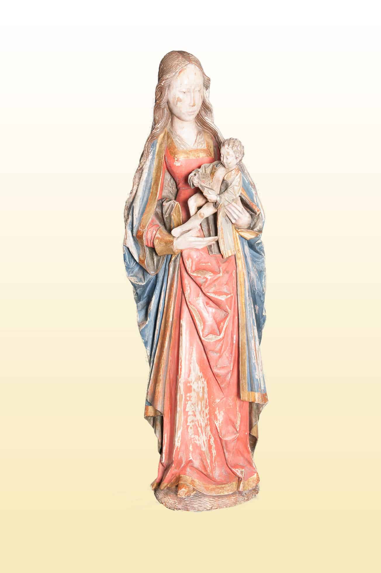 Late Gothic sculpture of the Virgin and Child