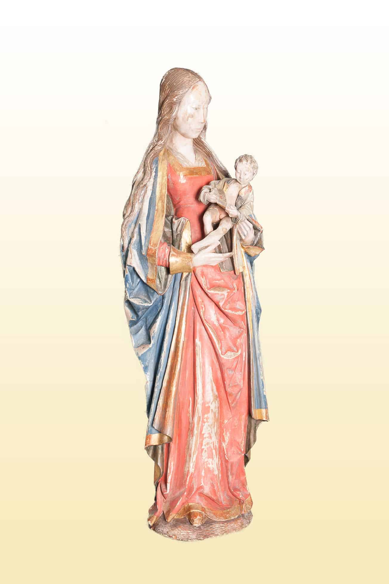 Late Gothic sculpture of the Virgin and Child