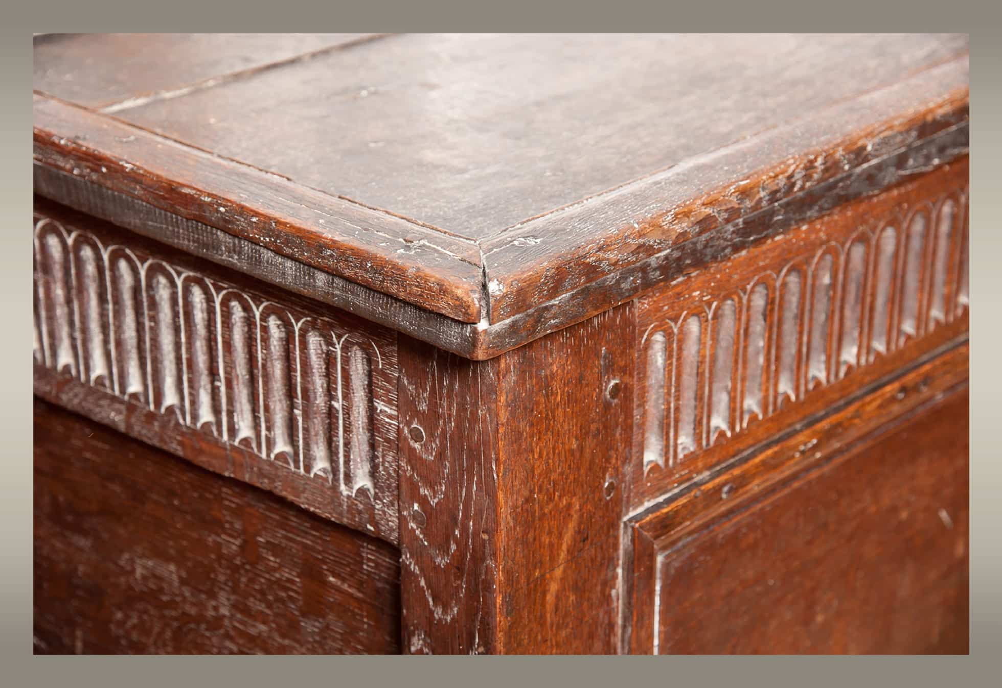 James I oak chest