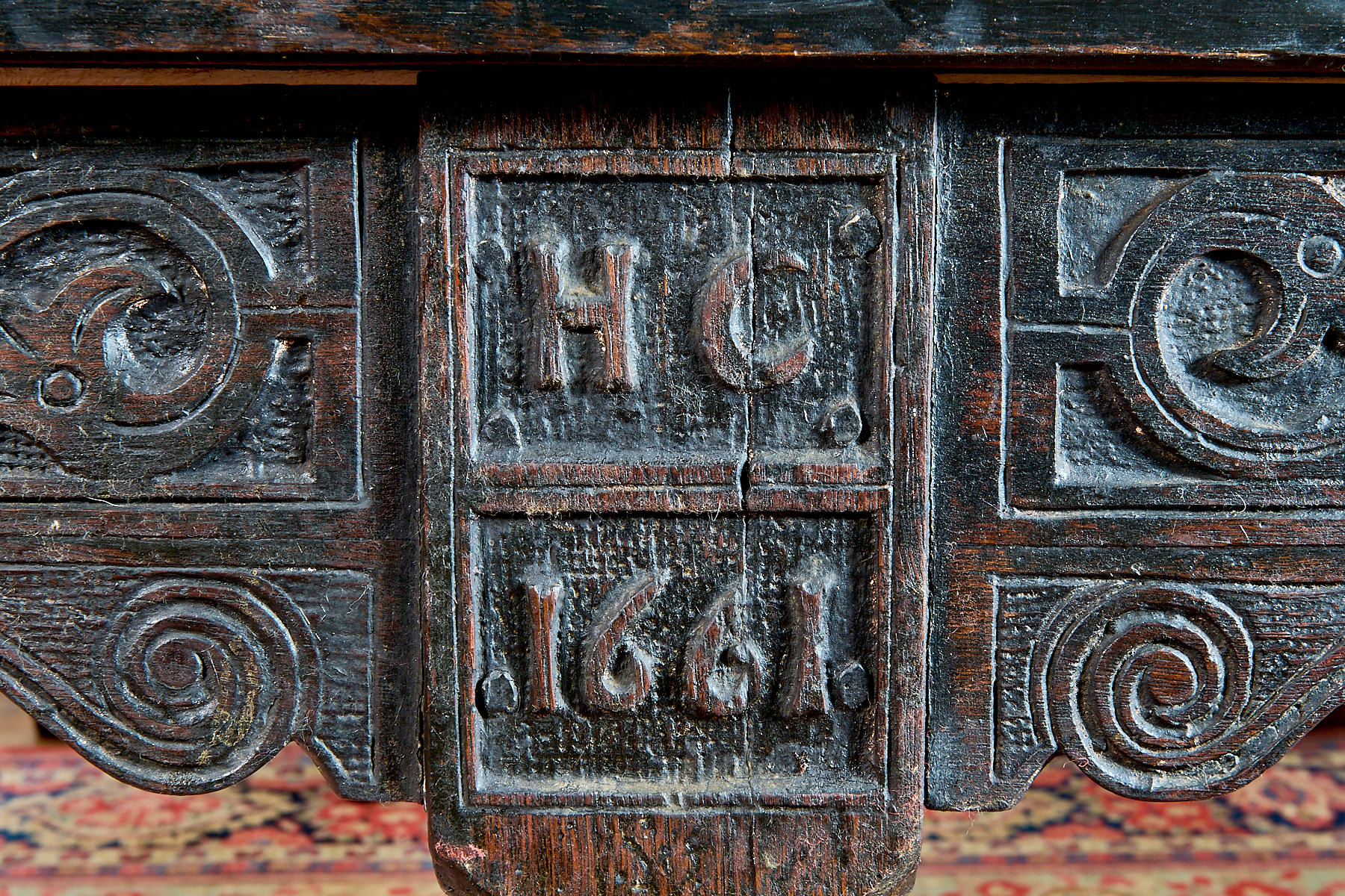 Charles II joined oak long table