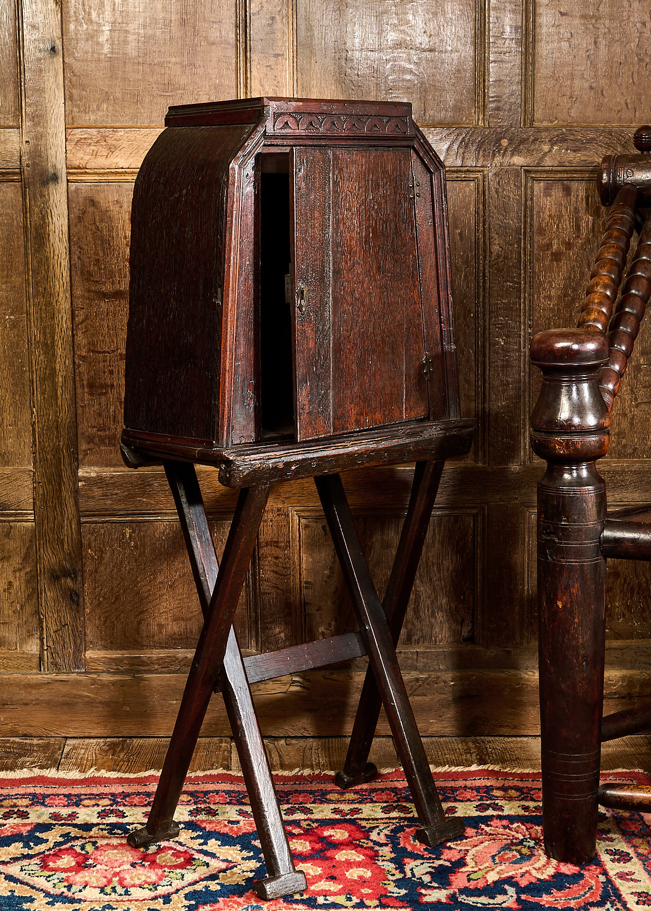 Welsh boarded mural cupboard