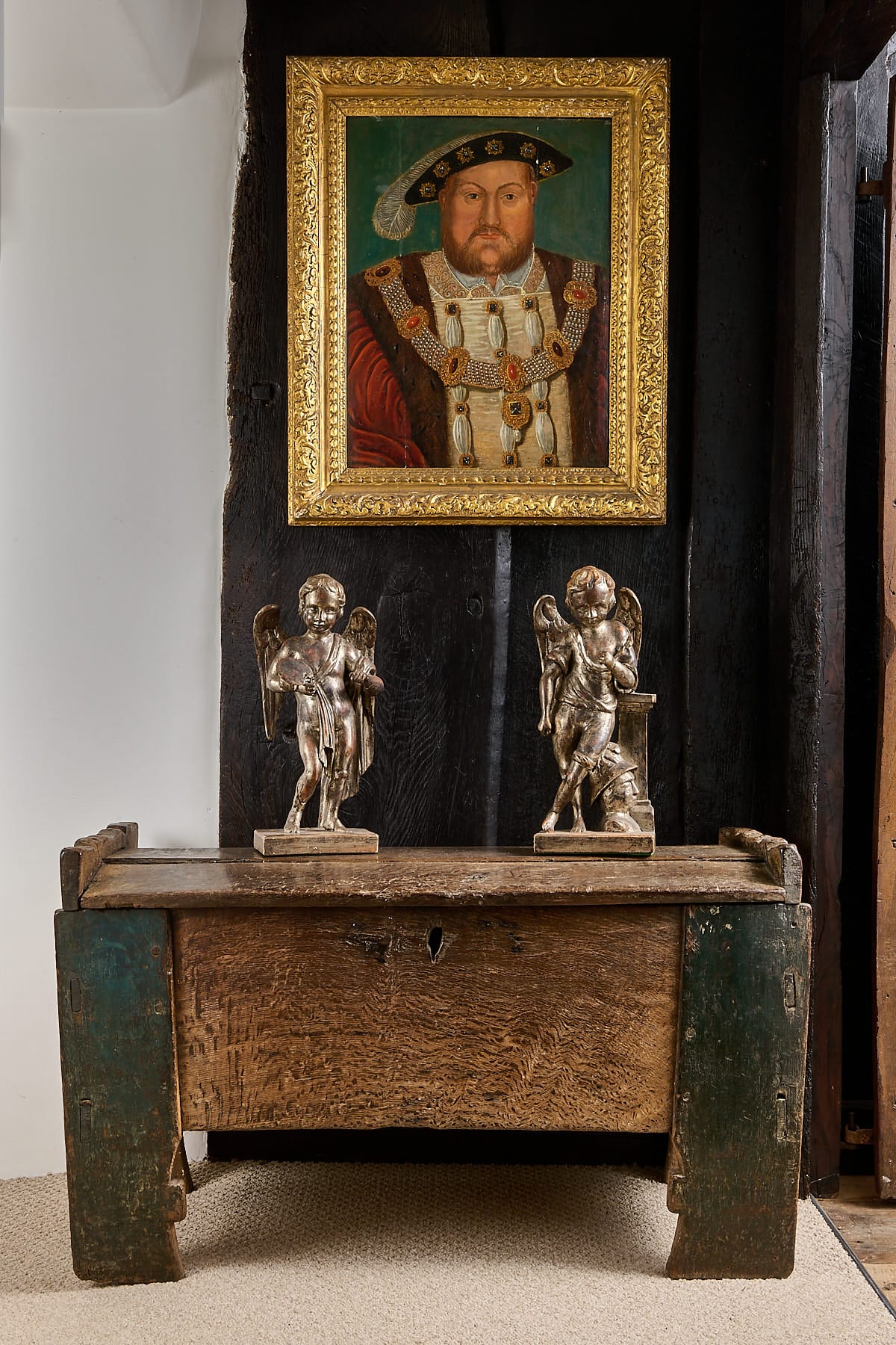 15th century English oak ark