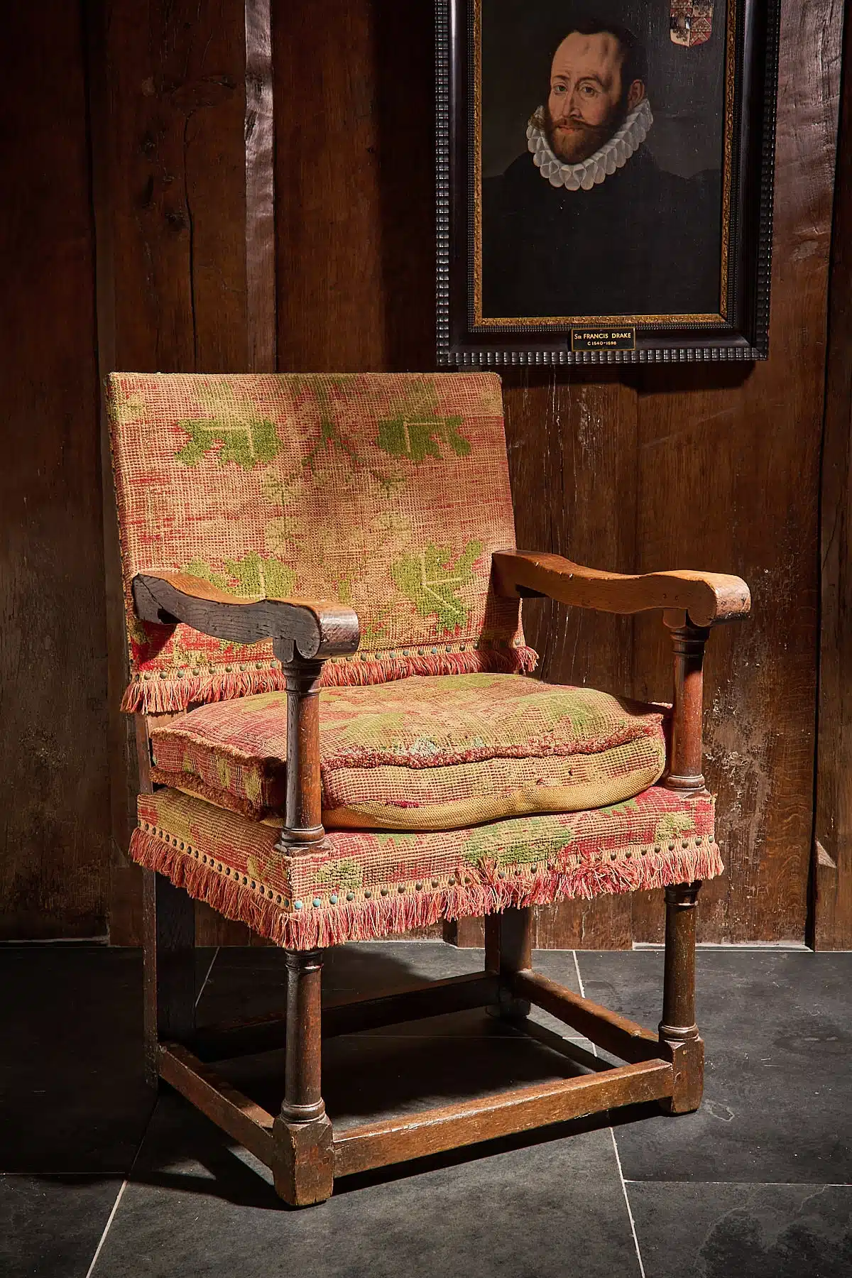 Charles I Turkey work armchair