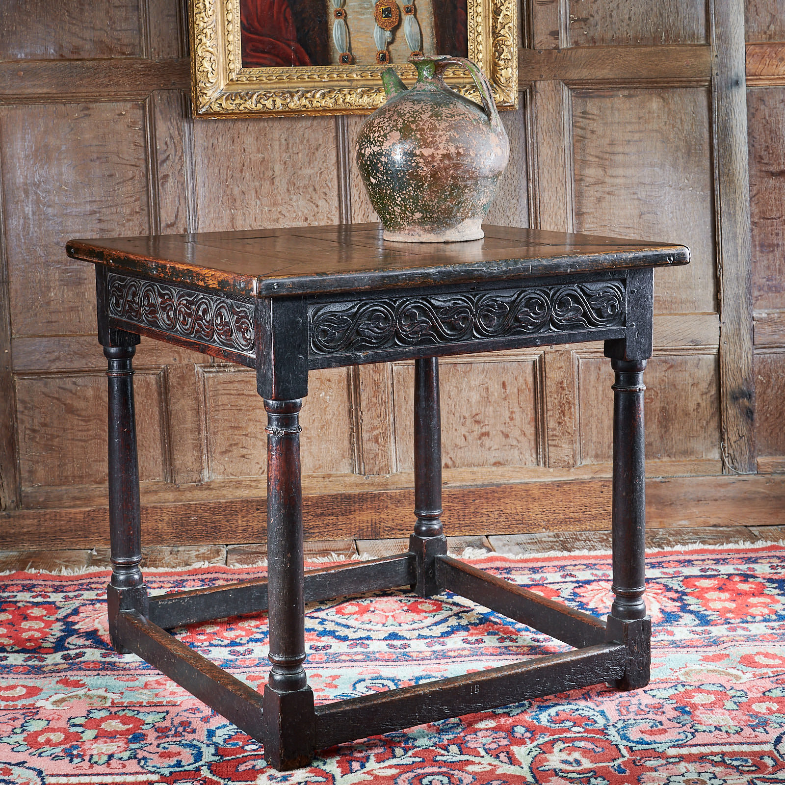 Charles I oak gaming table