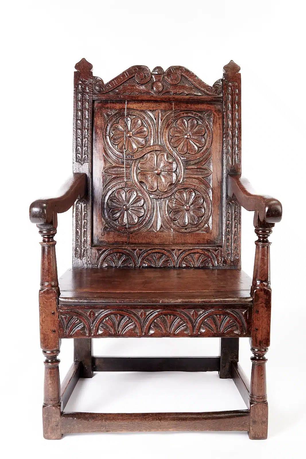 James I joined oak armchair