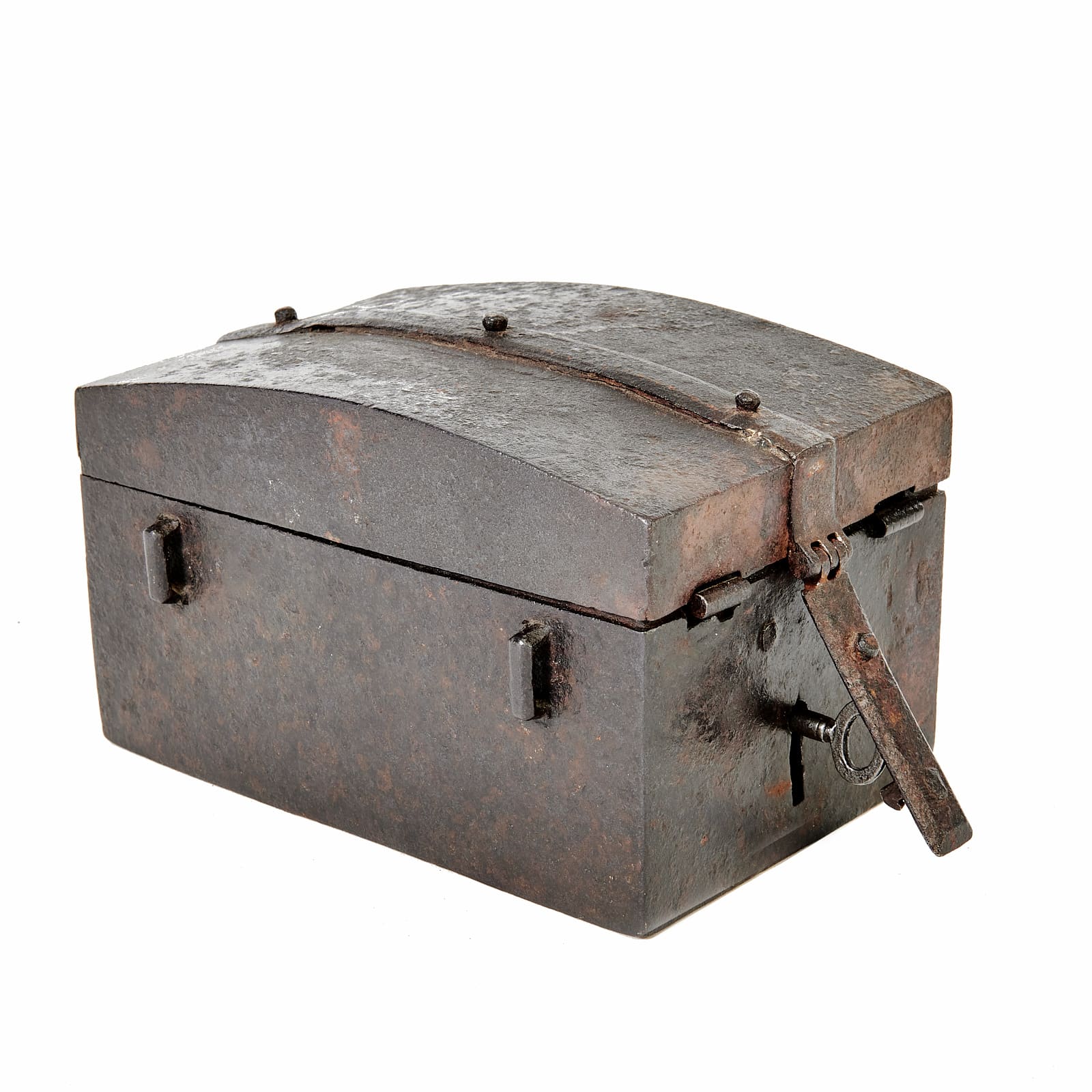 16th century wrought iron missal box