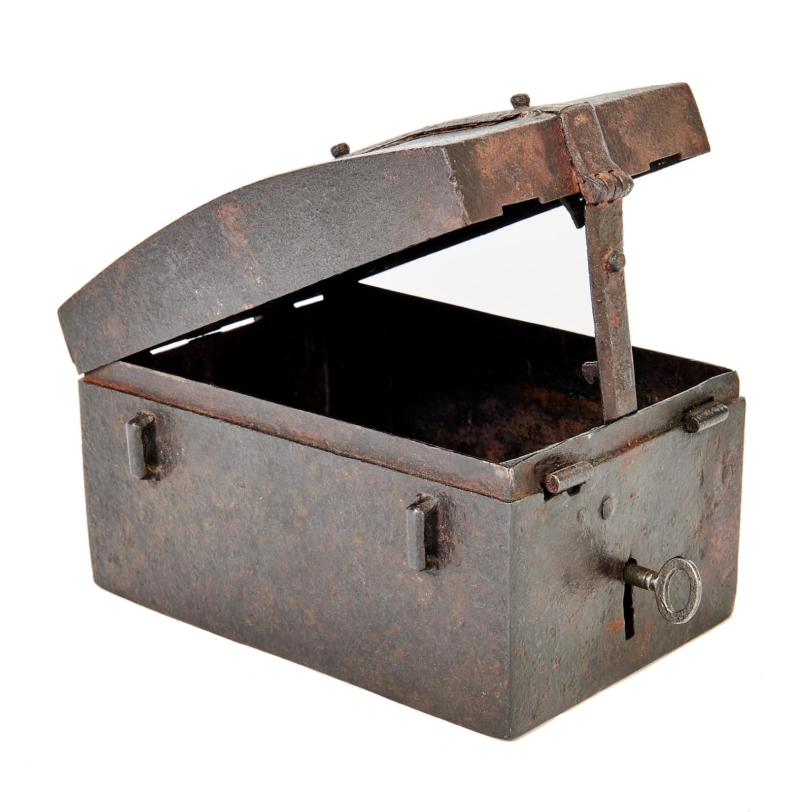16th century wrought iron missal box