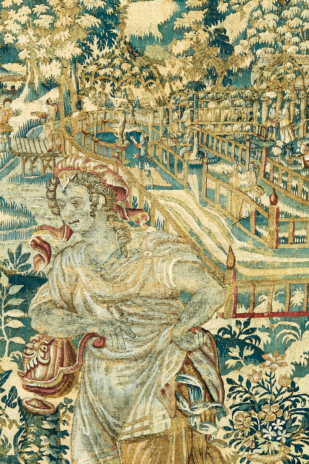 16th century tapestry fragment