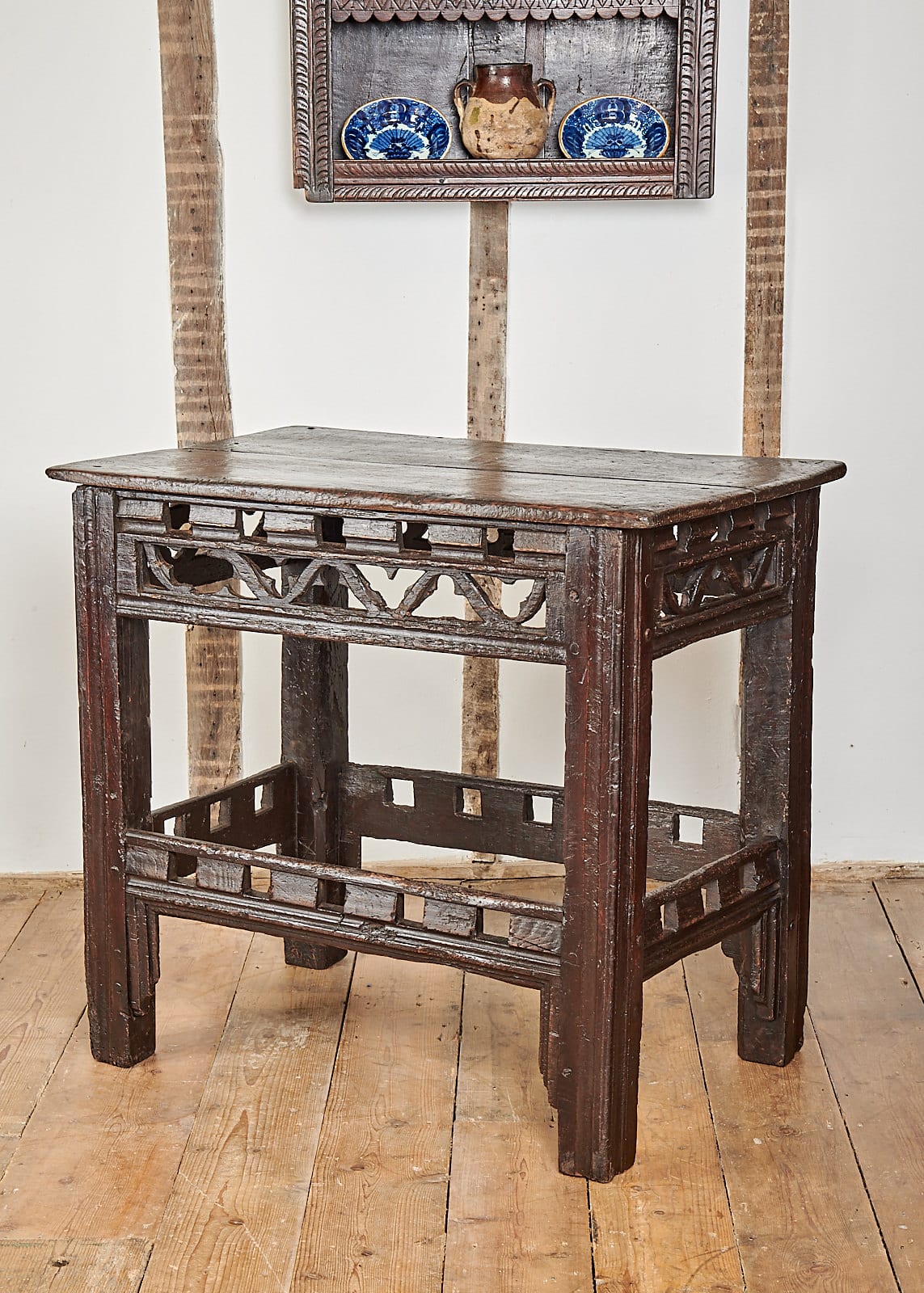 Early Tudor oak carved table