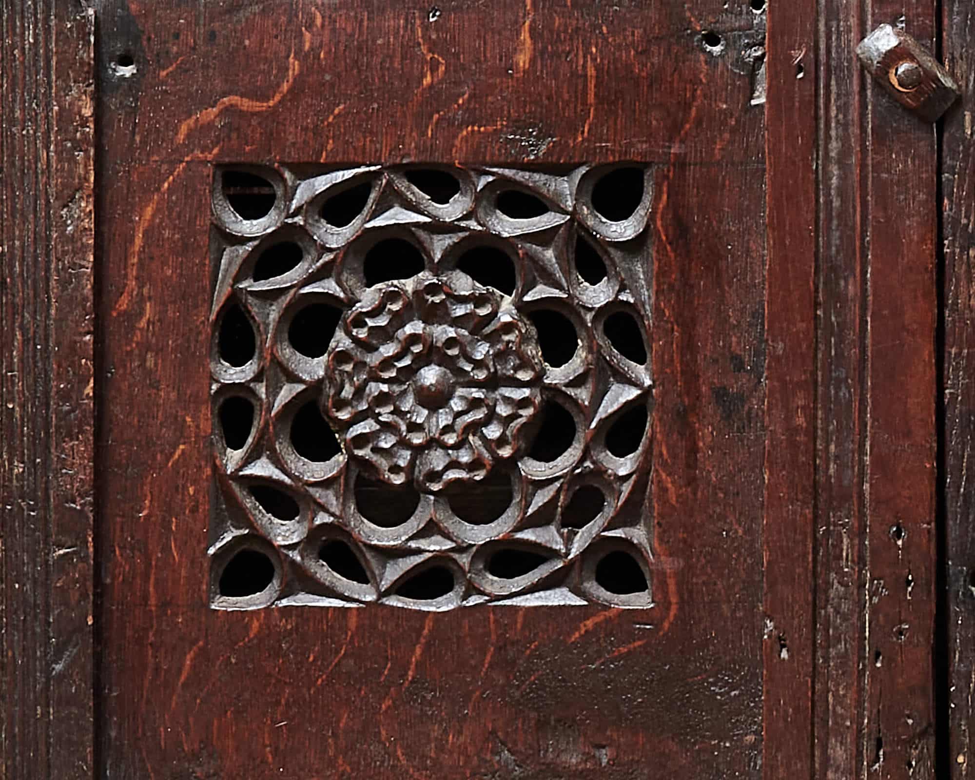 Henry VIII oak food cupboard