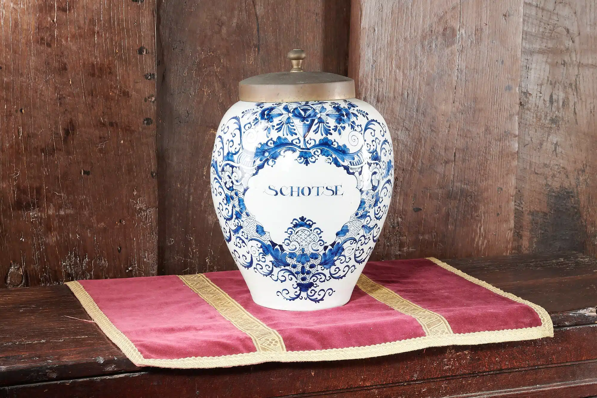 18th century drug jar