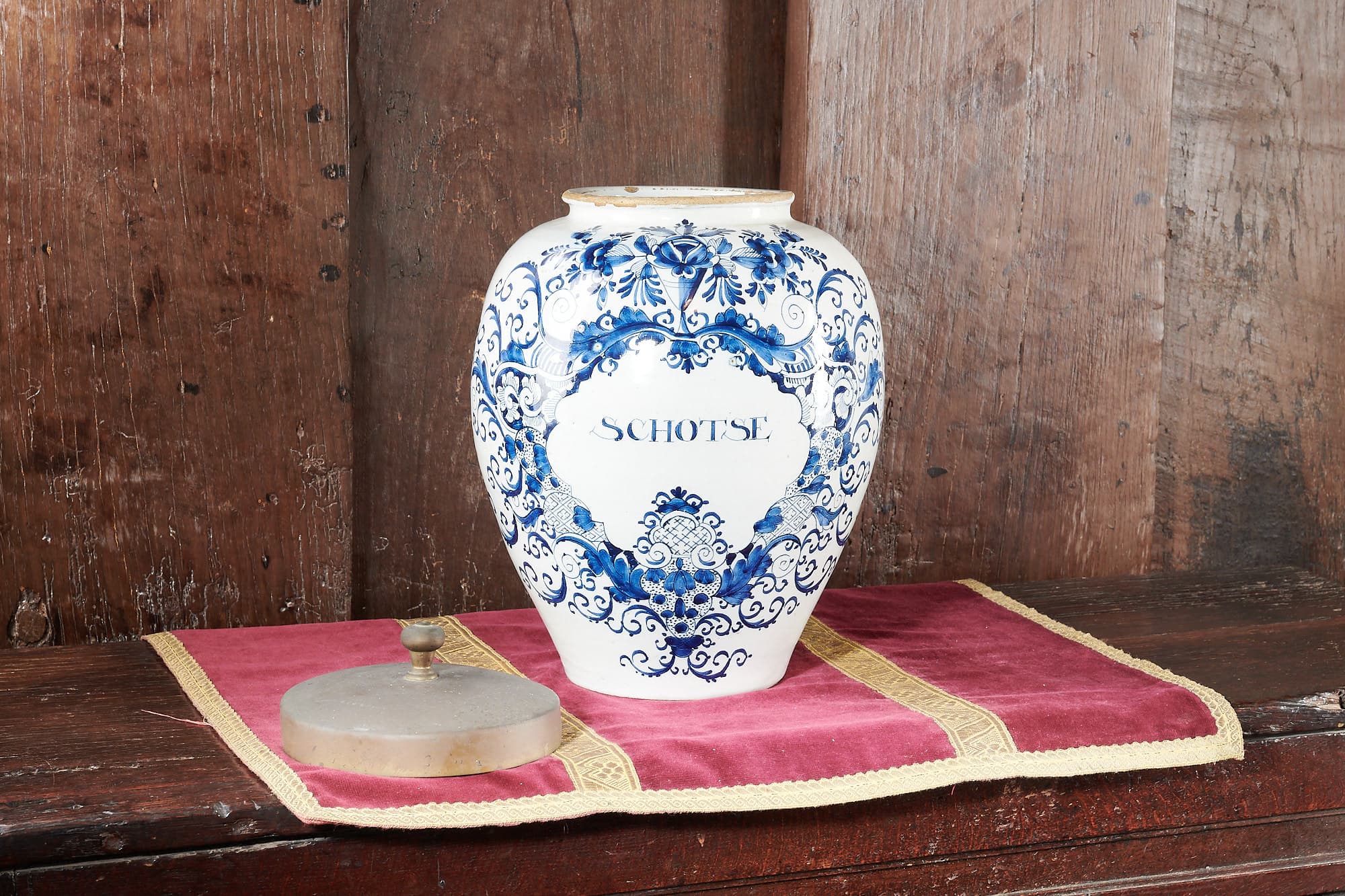 18th century drug jar